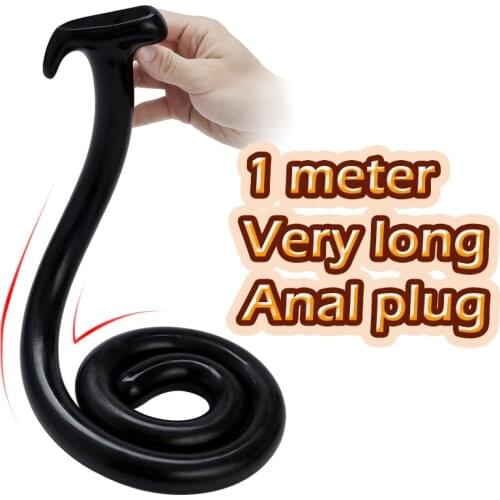 1M Super Long Dildo Huge Silicone Anal Butt Plug Erotic Adult Sex Toys For Women Men Anus Dilator Expander Prostate Massage