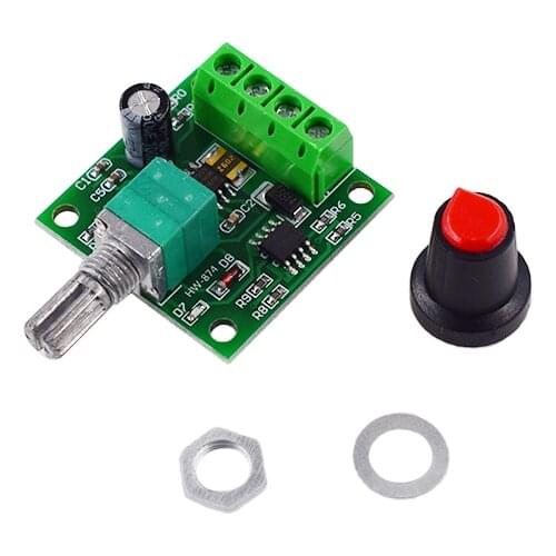 DC 1.8V 3V 5V 6V 12V 2A PWM Motor Speed Controller Low Voltage Motor Speed Control Switch PWM Adjustable Drive Module