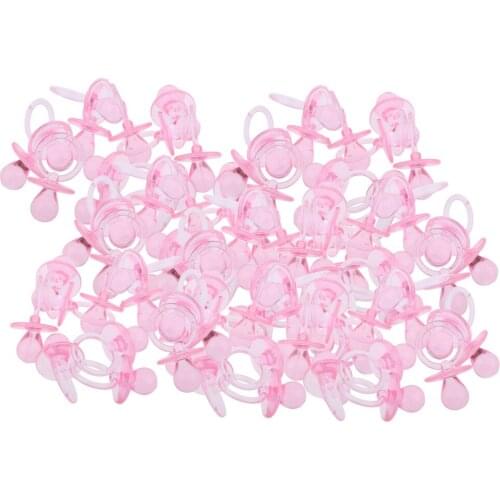144 Pieces Mini Baby Shower Pacifier Charms Table Scatter Christening Gender Reveal Decoration