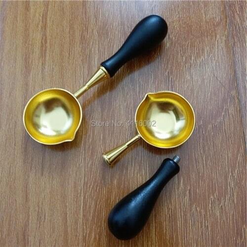 150pcs 10x3cm Large Stamp Spoon Vintage Wax Sealing Spoon Melting Sealing Wax Stick Granule for Invitation Card Christmas