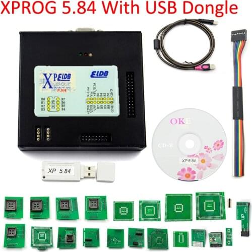 2019 New XPROG 5.84 Firmware V4.4 And Add More Authorization Black Metal Box XPROG-M V5.55 V5.70 V5.84 X-PROG V5.84