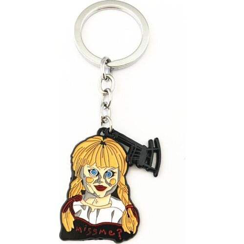 Annabelle Conjuring Captain Spaulding Hellraiser Leatherface Sam Doll Trick or Treat Saw Horror Key Chains HRXYB01