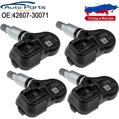 4PCS 42607-30071 4260730071 PMV-C210 New Tire Pressure Sensor TPMS For Toyota Avalon Lexus CT ES GS GX IS LC LS LX NX RC