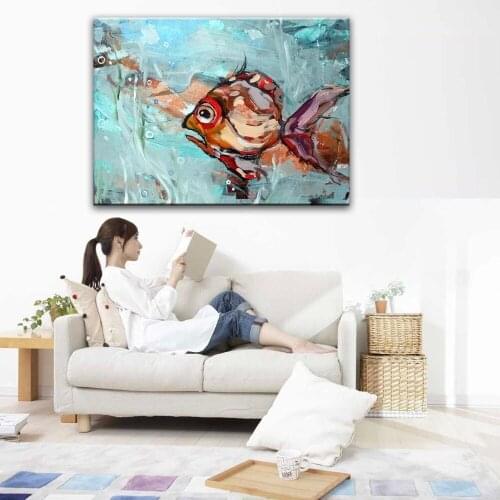 Home decor oil painting hand painted high quality landscape knife painting pictures DM1609335
