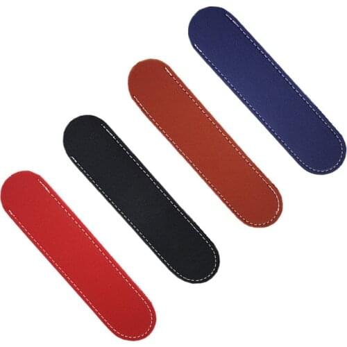 4PCS Handmade Leather Pencil Bag, Fountain Pen Case Holder, Vintage Retro Style Accessories For Travel Journal