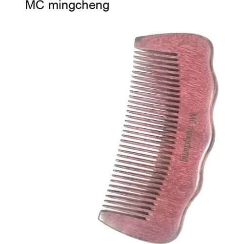 MC Super Natural Violet Wood Hair Comb Women Health Massage Wooden Comb Anti-Static Beard Comb Pocket Comb