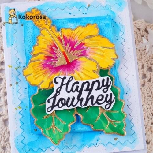 Kokorosa Life Is Better With Friends Cutting Dies Metal Dies Scrapbooking Album Card Making Embossing Stencil Diecuts New 2021