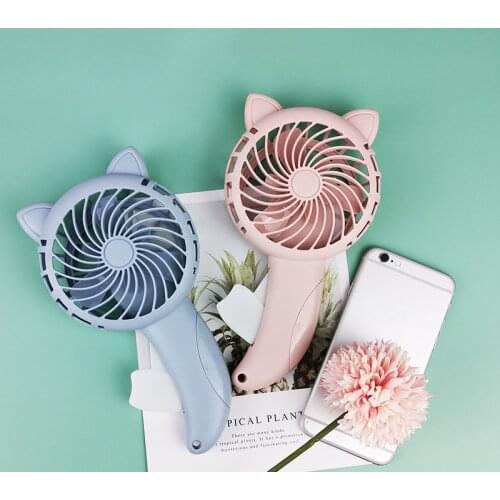 New Handheld Fan Household No Battery Mini Fan Portable Electric Fan Usb Pocket Fans Coloured Fans Cooling Random Color
