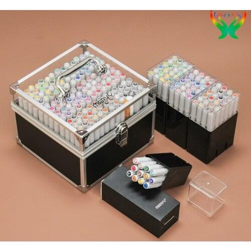 USA croma marvy soft head marker set painting student animation student genuine marker 36/ 24 /48 /72 color gift box at supplies