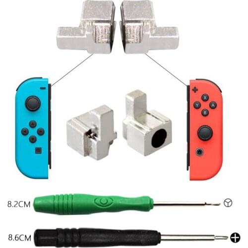 AOLION L R buckle Locking and Quick Release Clip Set for NS Switch Joy Con Free with Screwdriver