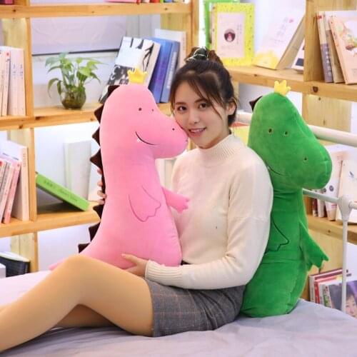 New 1PC 70CM/90CM Dinosaur Pillow Plush Toys Cartoon Tyrannosaurus Cute Stuffed Toy Dolls For Kids Children Boys Birthday Gifts
