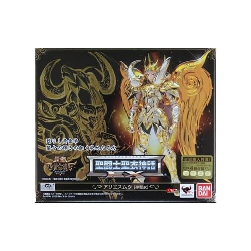 New A BANDAI Tamashii Nations Saint Cloth Action Figure Aries Mu GOD CLOTH from Saint Seiya Soul Of Gold