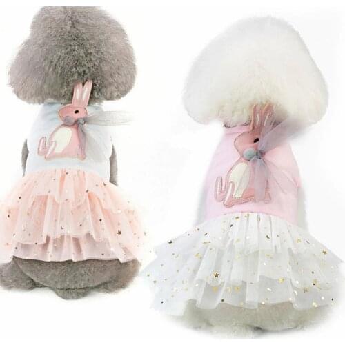 Pet Dog Clothes Dress Sweety Princess Dress Teddy Puppy Wedding Dresses Fot Dog Small Medium Dogs Pet Accessories