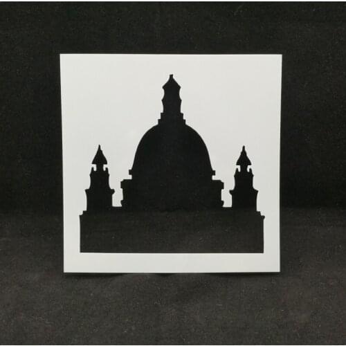 Castle Layering Stencils Drawing Color Spraying Stencil for Diy scrapbook/photo album coloring,painting stencil,home decor