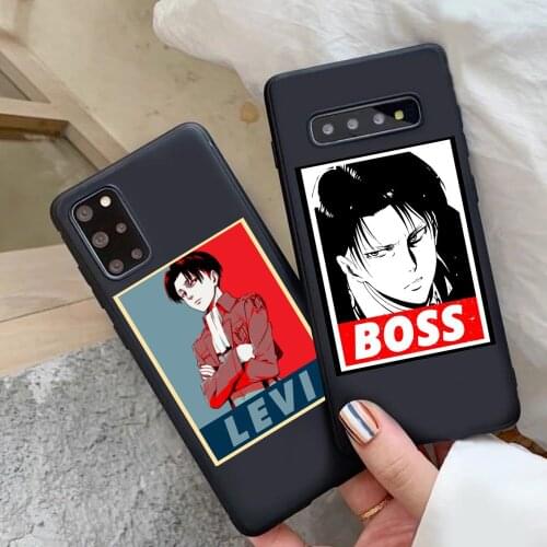 Japan Anime Attacking Giant black TPU silicone cover case For Samsung Note10 Note20 Note20Ultra M10 M20 M21 M30S M31 M60S M80S