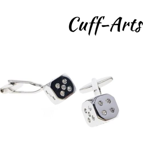 Cufflinks for Men Crystal Dice Cufflinks Mens Cuff Jewelery Mens Gifts Vintage Cufflinks by Cuffarts C10314