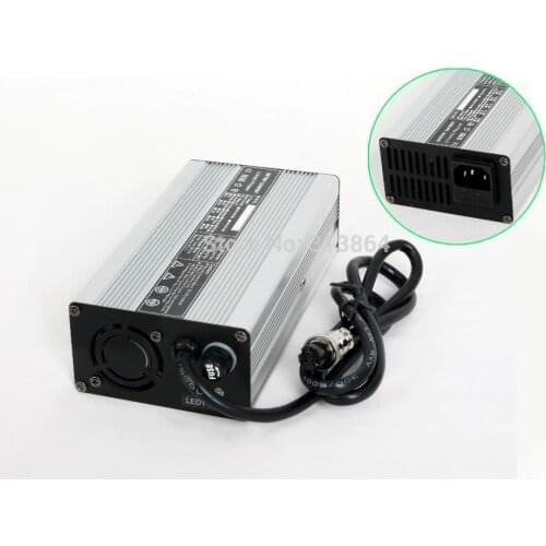 12S 48V (50.4V CV) 4amp Li-ion/LiPoly Battery Charger Aluminum Casing Electric Bicycle Charger