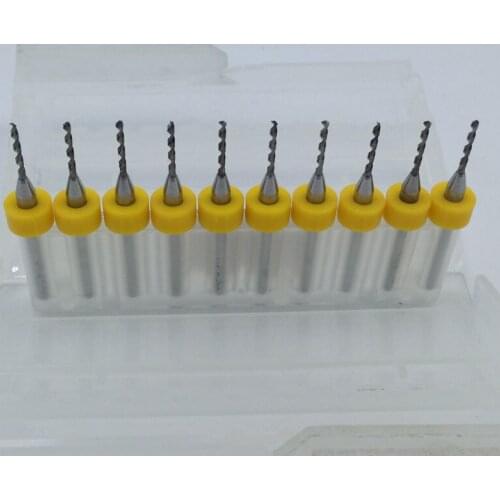 10Pcs 1.2mm Import Carbide PCB Print Circuit Board Mini CNC Drilling Bit Set Woodworking Tools