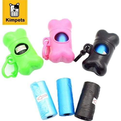 2017 New 2 PCS Pet Dog Bags Dispenser Bone Type Case for Pet Waste Bags Products for Dogs Convenient Health Pet Waste Bag Casing