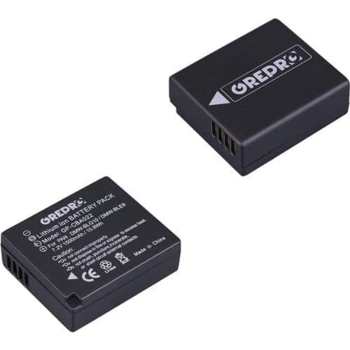 2Pcs DMW-BLG10 DMW-BLE9 DMW BLG10 BLE9 Battery for Panasonic LUMIX GF5 GF6 GX7 LX100 GX80 GX85, DMW-BLE9 BLG10 BLG10E BLG10PP