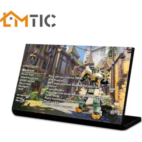 Acrylic display stand brand suitable for the 75974 model popular game robot fortress display kit