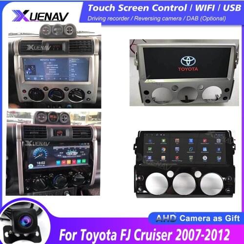 Car radio GPS navigation player for Toyota FJ Cruiser 2007 2008 2009 2010 2011 2012 Car DVD Stereo Auto multimedia radio player