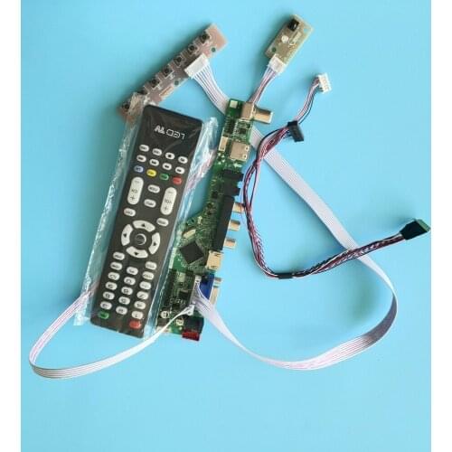 Kit for N173FGE-L63 Controller board driver LCD LED 17.3" 1600X900 remote VGA HDMI USB TV AV 40pin LVDS Screen panel