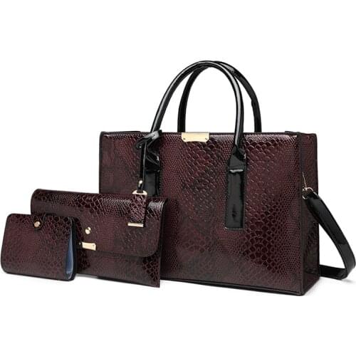 3 PCS SET High Quality Designers Cross Shaped Womens Bag Shoulder Handbag 2021 Luxury Handbag Fashion Womens Bag