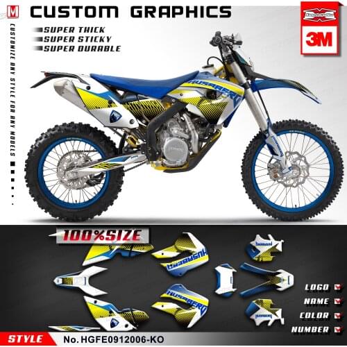 KUNGFU GRAPHICS Dirt Bike Decal Kit Sticker for Husaberg FE390 FE450 FE570 FX450 FE570S FE FS FX 390 450 570 2009 2010 2011 2012