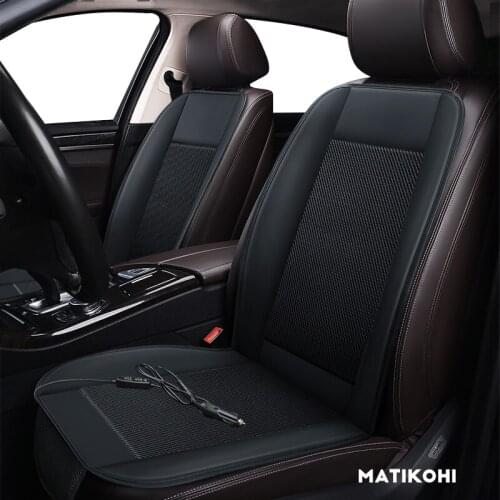 MATIKOHI 12V Seat ventilation 1pc car seat cover for Isuzu all models D-MAX mu-X summer Pad Cushion