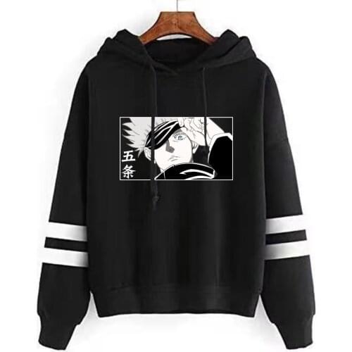 Autumn Unisex Loose Anime Print Top Jujutsu Kaisen Hoodies