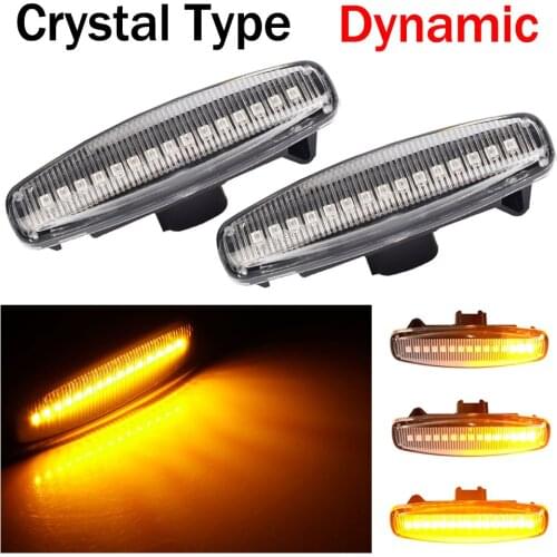 Sequential Flashing LED Turn Signal Side Marker Light Blinker For Infiniti G37, CV36, HV36, V36 JX35, L50 M25, Y51, Y51HV