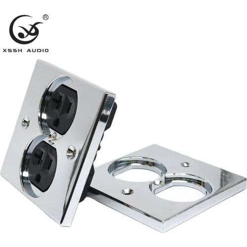 XSSH Audio real red pure copper plated gold Rhodium 20amp 20A 15A 125V America Standard NEMA US power socket electric outlet
