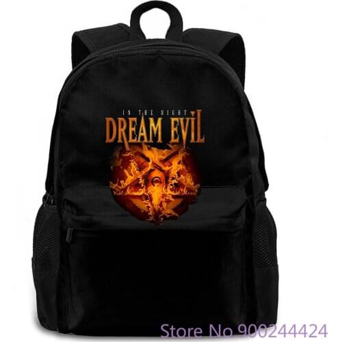 Dream Evil In The Night Metal Band Fredrik Discount for Printing women men backpack laptop travel school adult