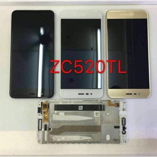 5.2'' 1920x1080 Touch Screen Digitizer Sensor Glass LCD Display Monitor Assembly with frame For Asus Zenfone 3 Max ZC520TL X008D