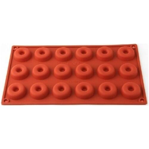 8 Cavities Donut Silicone Cake Baking Mold Cake Pan Muffin Cups Handmade Soap Moulds Biscuit Chocolate Ice Cube Tray DIY Mold