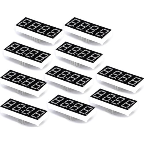 Led display 0.56inch 4bit Common Cathode / Anode Digital Tube Red LED Digital Display 7 segment 0.56 inch Four Bit Seven Segment