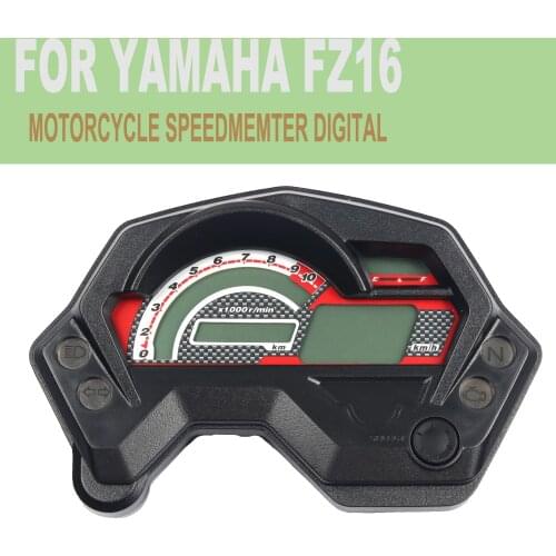 Universal for Yamaha FZ16 FZ 16 Motorcycle Meter Speedometer Digital Tachometer Dash Board Dashboard Rpm Gauge Tach LCD Display