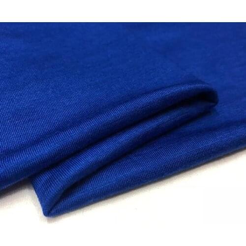 180cm wide royal blue high grade elastic knitting worsted cashmere fabric autumn winter bottom sweater sweater fabric
