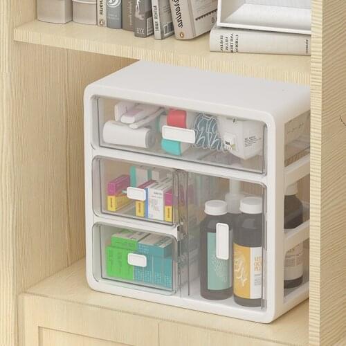 Storage box drawer type transparent multi-layer classification multifunctional large capacity extra large complete set