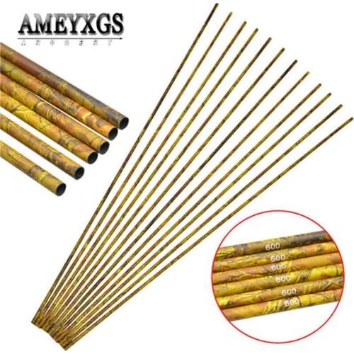 10pcs 30" Archery Spine 600 Carbon Arrow Shaft Shooting DIY Feathers Bonding Arrow Shafts For Compound Bow Hunting Accessories