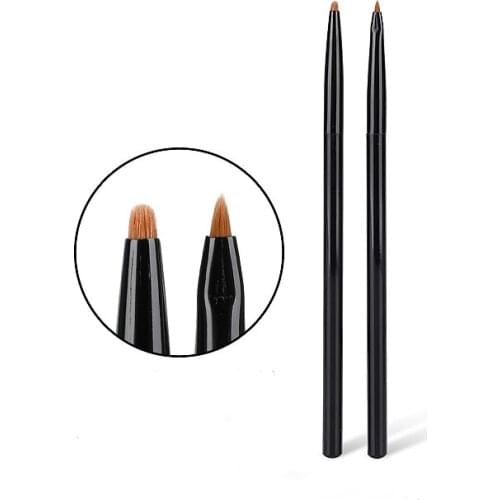 2Pcs Eyebrow Eyeliner Brush Precision Small Angle Eyeliner Brush High Quality Concealer Lip Makeup Brush