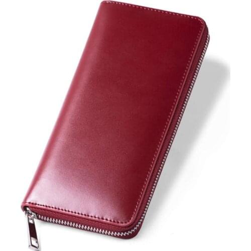 2021 New Wallets Fashion Long PU Top Quality Card Holder Zipper Wallet