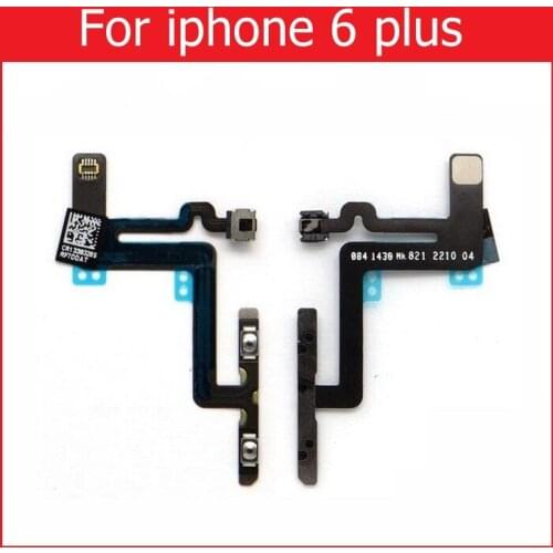 Power on/off Volume Flex Cable For iPhone 6 6s 7 8 plus X Xs Max Xr Power Contral & Volume Side Button Flex Cable Replacement
