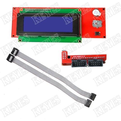 Glyduino 3D Printer Reprap Smart Controller Reprap Ramps 1.4 2004 LCD Controller Display Screen