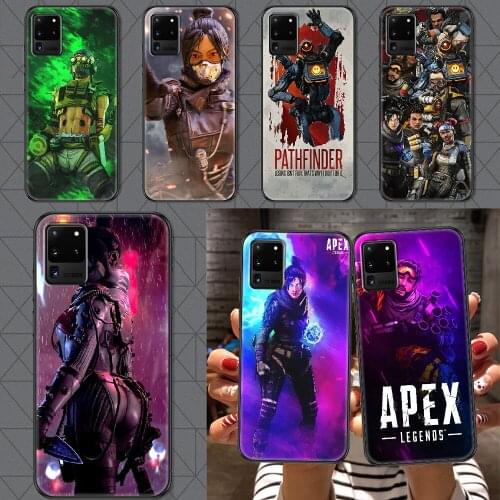 Game Apex Legends Phone case For Samsung Galaxy Note 4 8 9 10 20 S8 S9 S10 S10E S20 Plus UITRA Ultra black art funda 3D cover