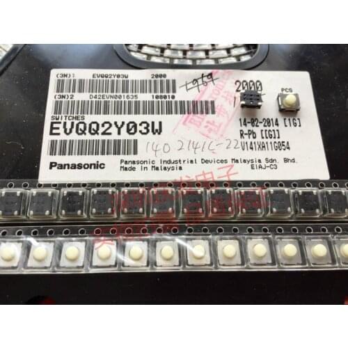 Imported Japan EVQQ2Y03W Tact Switch 6*6*3.1 Inside 4 feet Waterproof and dustproof buttons