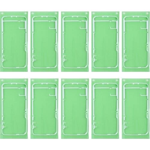 IPartsBuy 10 PCS Back Rear Housing Cover Adhesive for Galaxy S6 Edge / G925