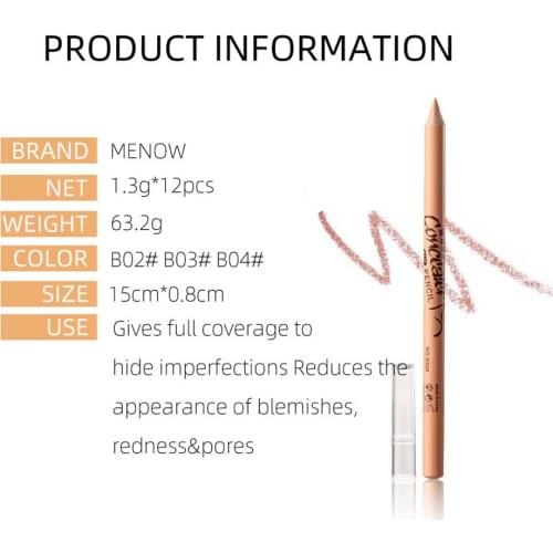 Concealer Pencil Contour Concealer Stick Highlighter Set for Scar Wooden pole cover ya pen, tease pen, cover color class
