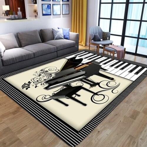 Piano pattern Carpet Kids Bedroom play Area Rugs Home Hallway Large Mat 3D Printed Child Game Carpets For Living Room Floor Rug